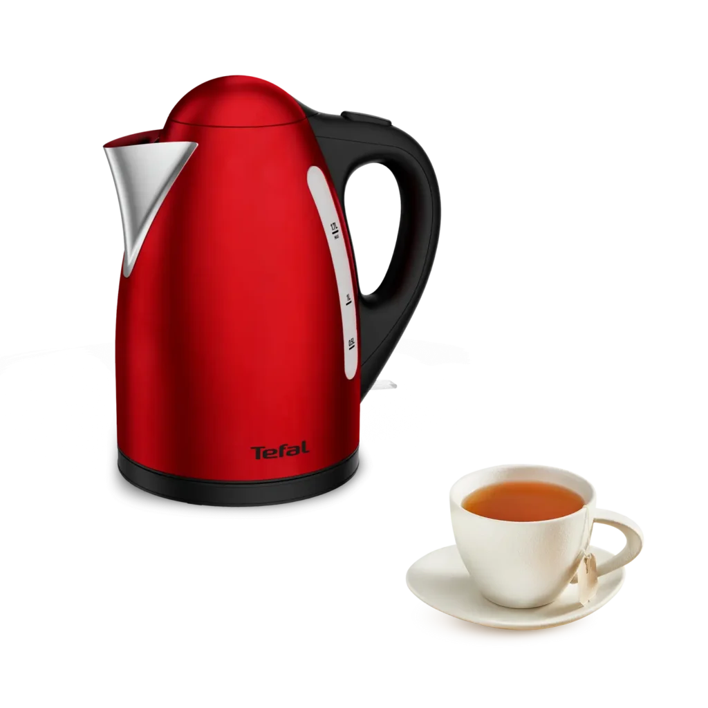 TEFAL Bouilloire 1,7l rouge inox Ref: K1110511