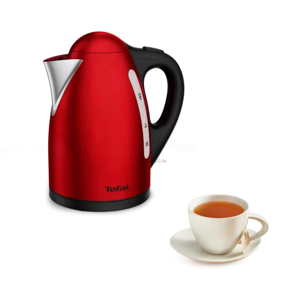 TEFAL Bouilloire 1,7l rouge inox Ref: K1110511