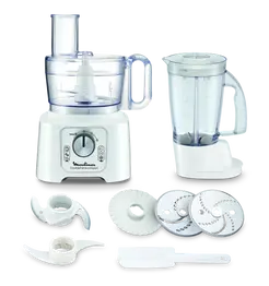 Robot multifonction Moulinex DOUBLEFORCE COMPACT 800 W avec Blender, 7 Accessoires FP544111